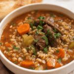 Slow Cooker Beef Barley Soup Recipe
