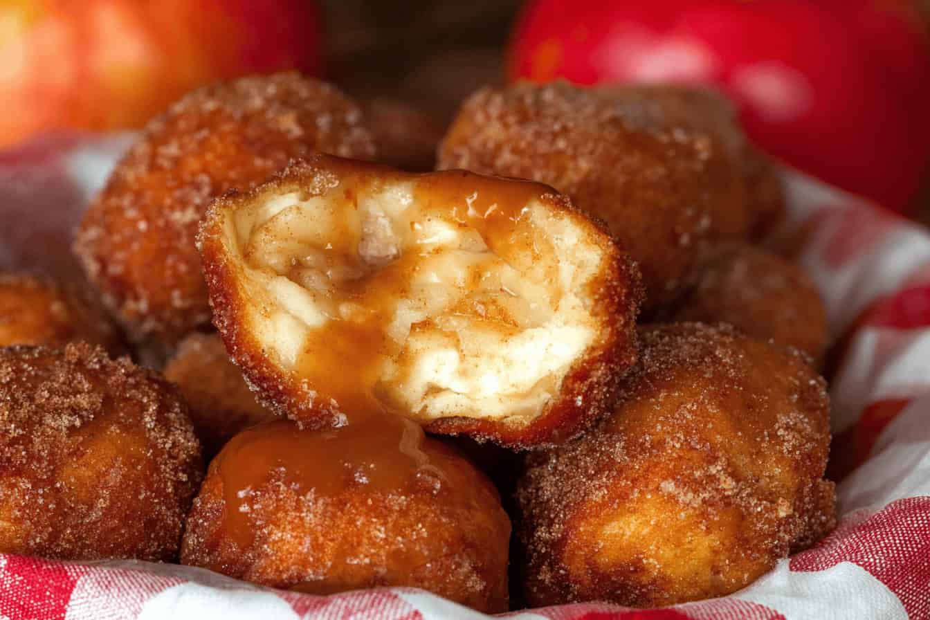 2 Ingredient Apple Pie Donut Holes