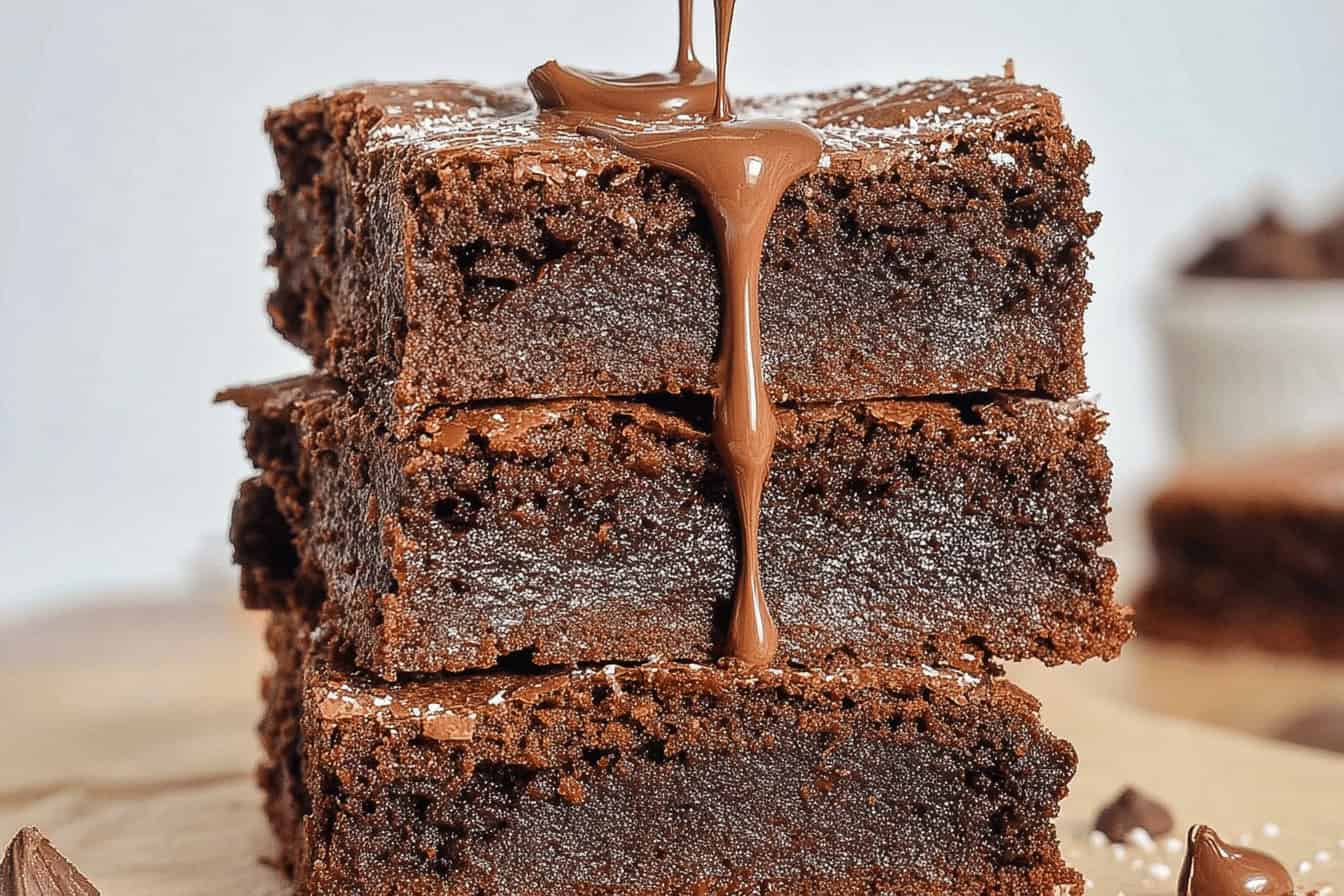 3 Ingredient Nutella Brownies