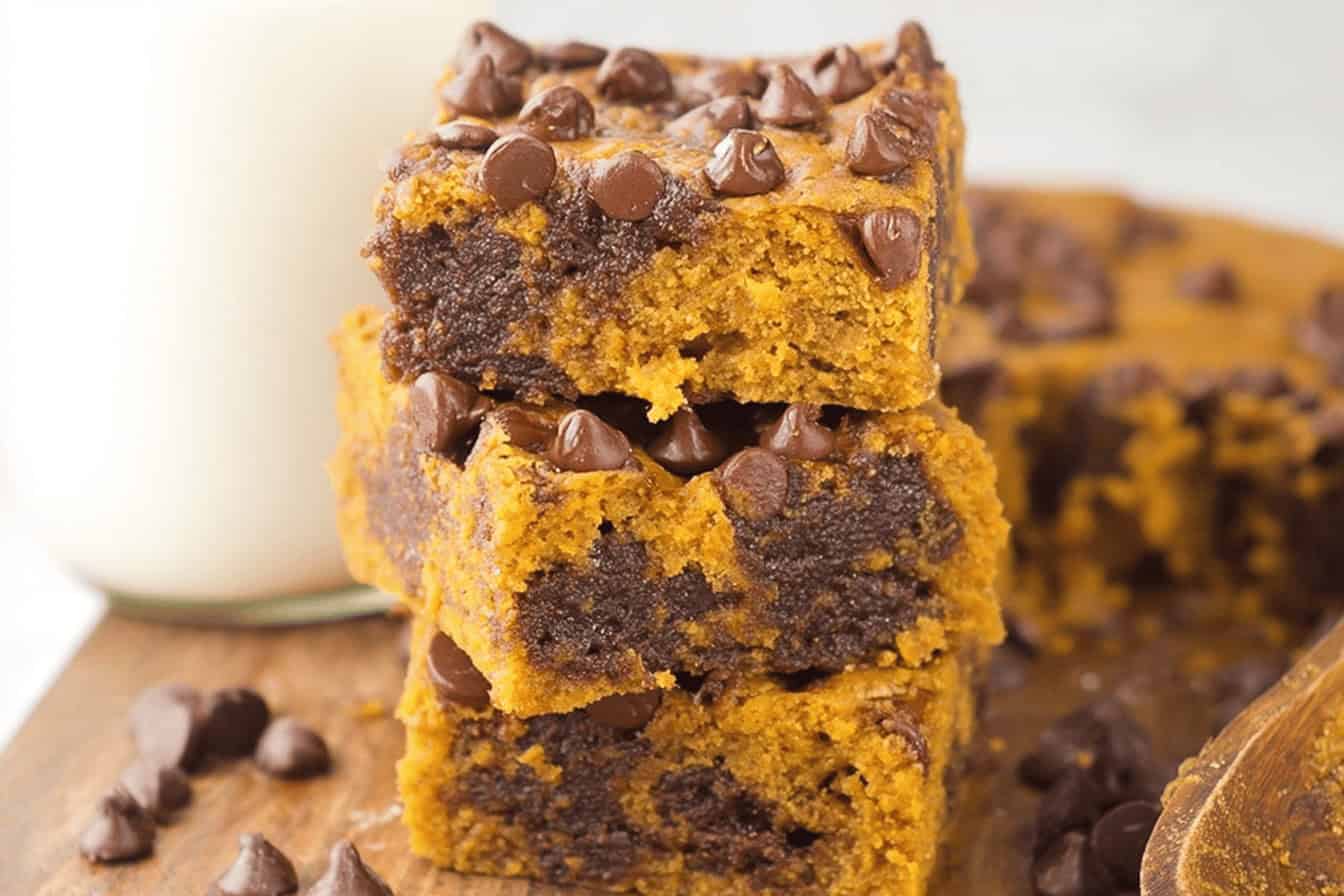 Brown Butter Pumpkin Chocolate Chip Bars