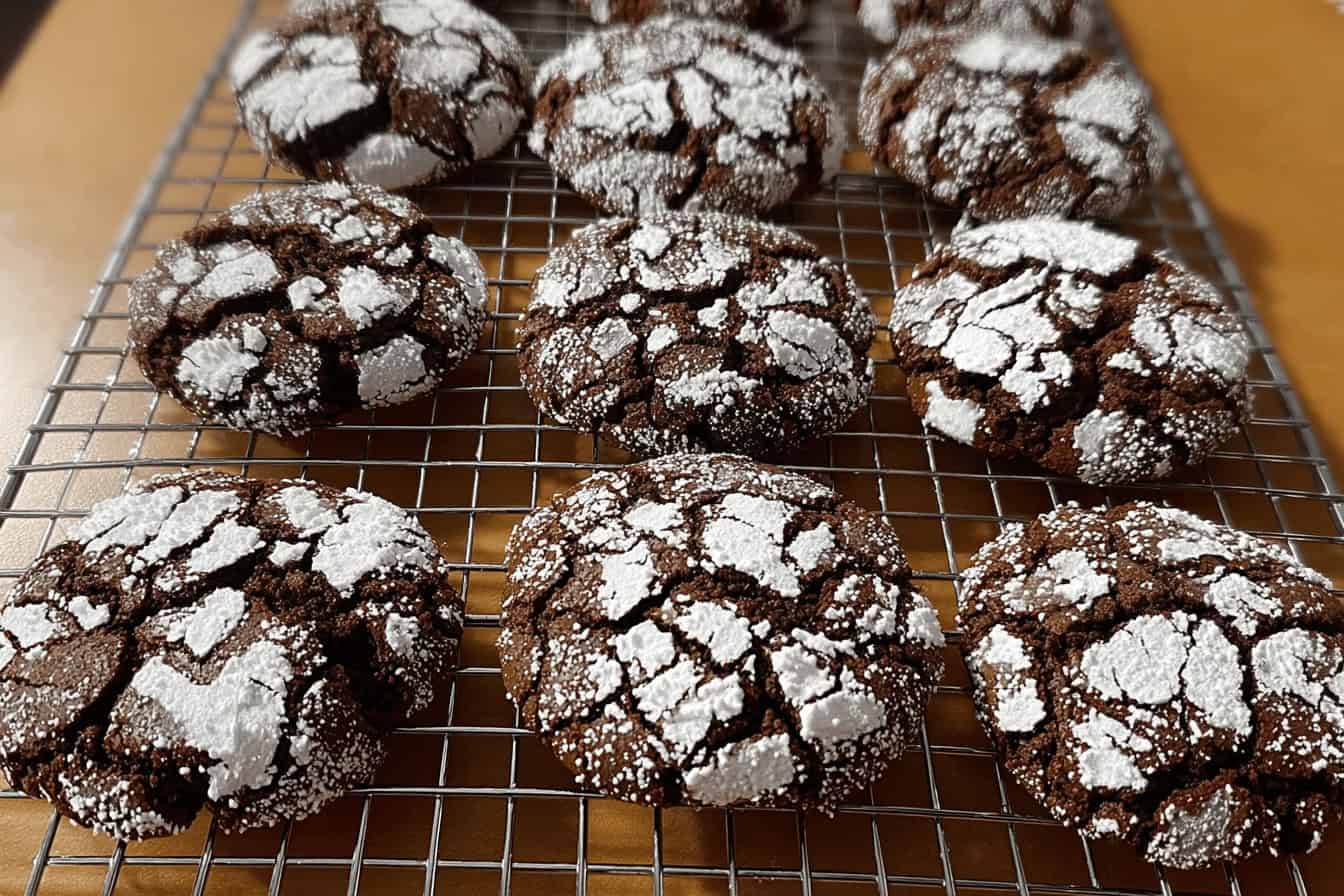 Brownie Crinkle Cookies