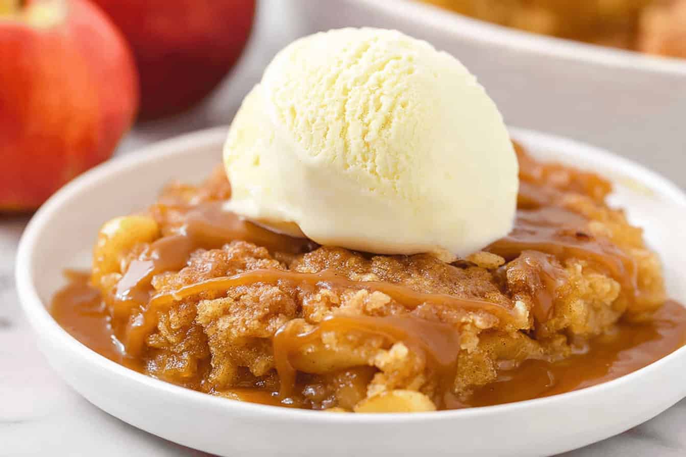 Caramel Apple Dump Cake