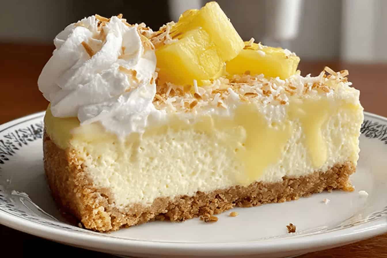 Coconut Pineapple Cheesecake