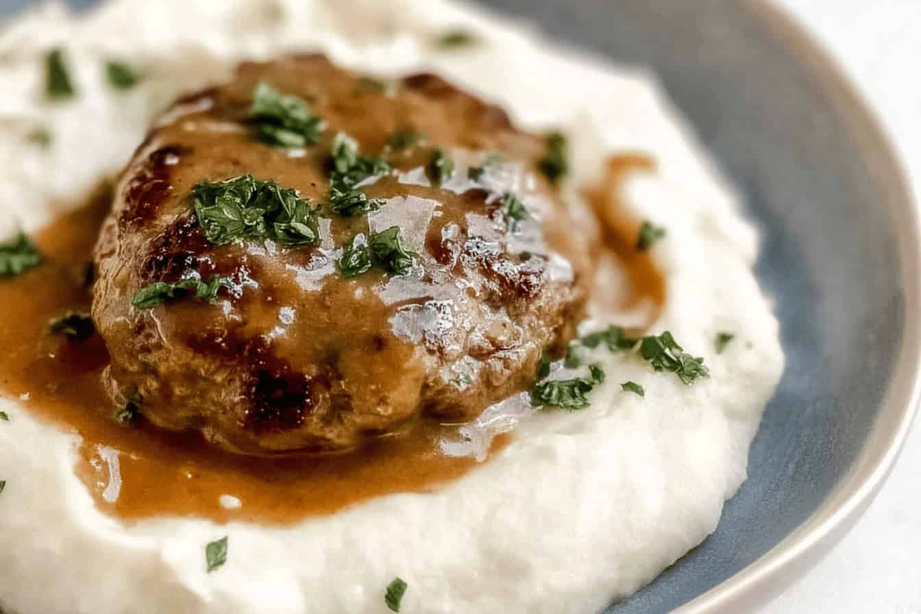 Hamburger Steaks and Gravy Recipe 