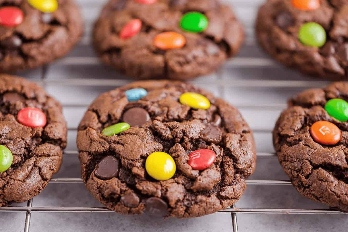 Loaded Brownie Mix Cookies