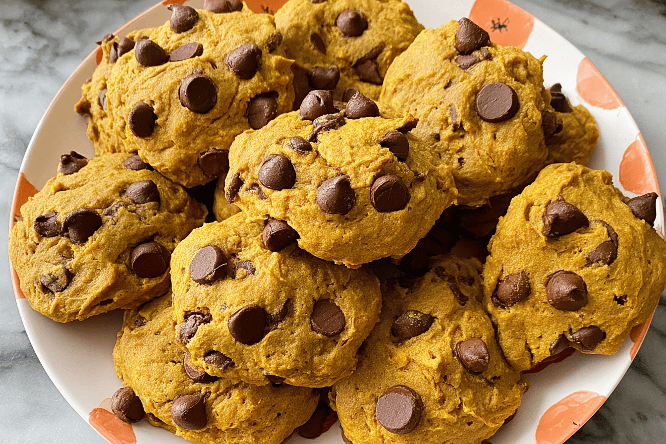 Pumpkin Chocolate Chip Cookies