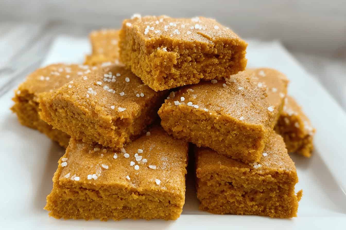 Sugar Cookie Vegan Pumpkin Bars