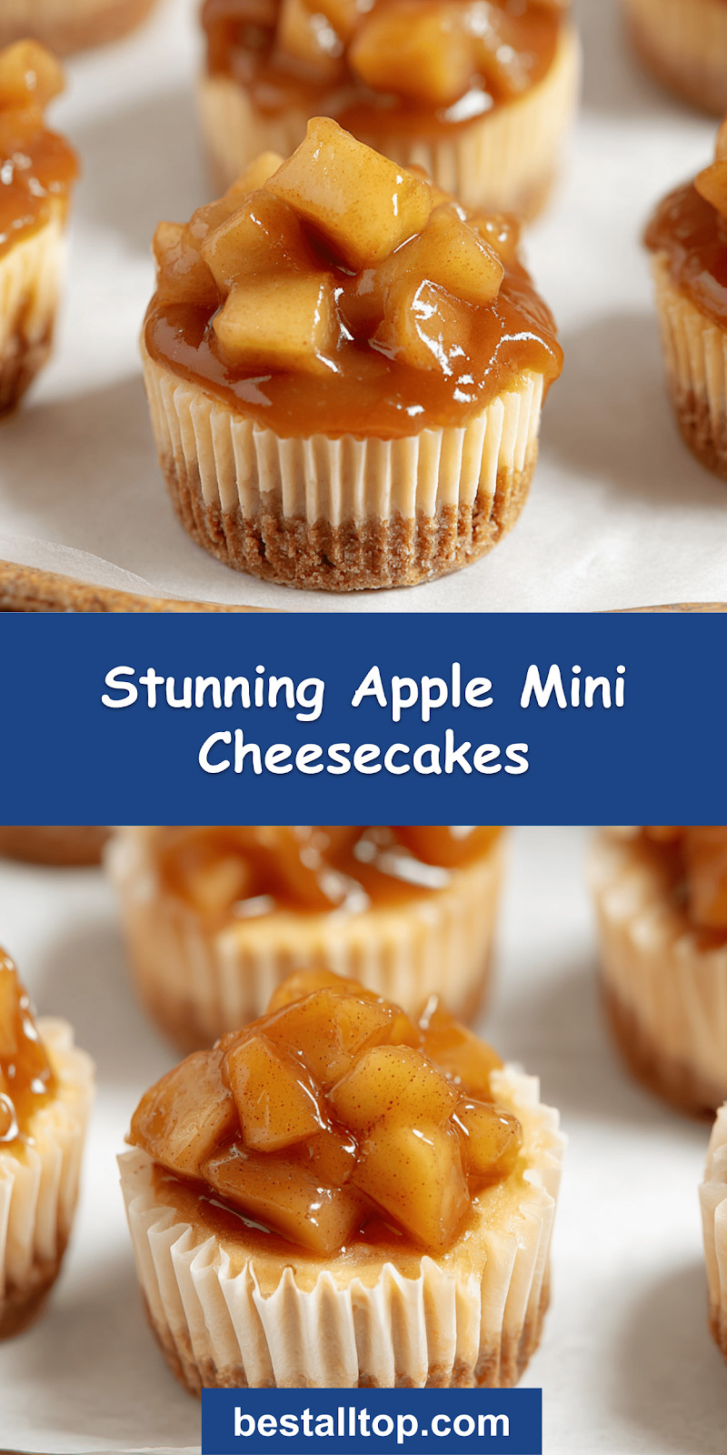 Apple Mini Cheesecakes