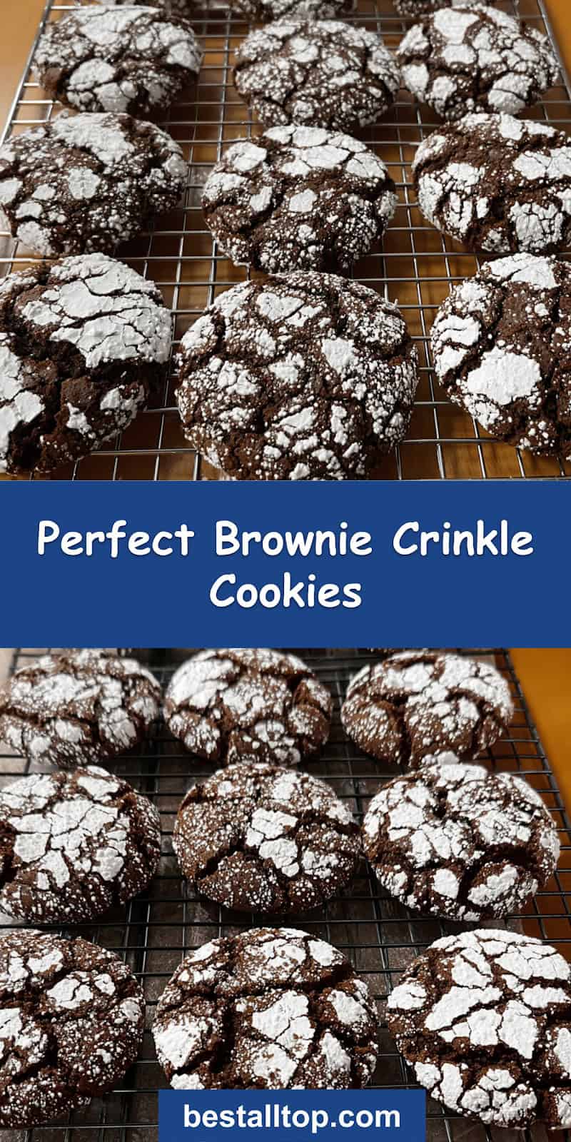 Brownie Crinkle Cookies