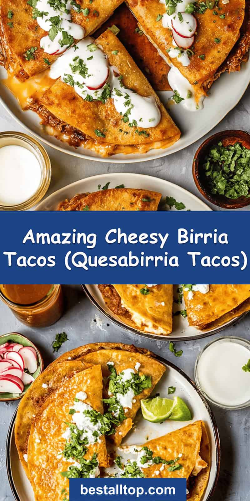 Cheesy Birria Tacos (Quesabirria Tacos)