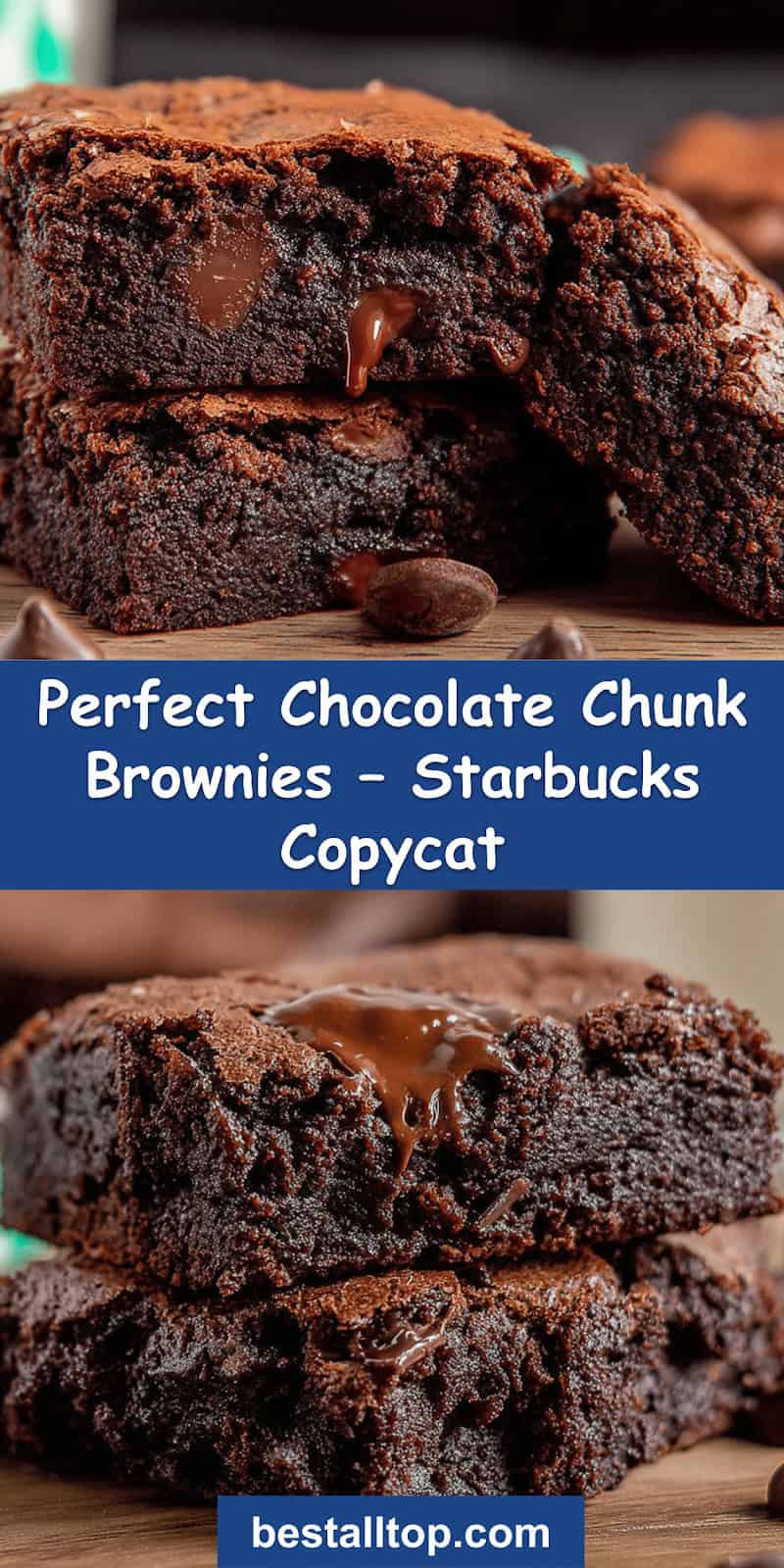 Chocolate Chunk Brownies – Starbucks Copycat