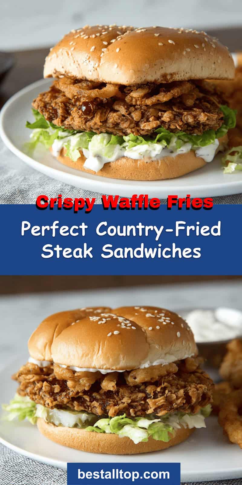 Country-Fried Steak Sandwiches