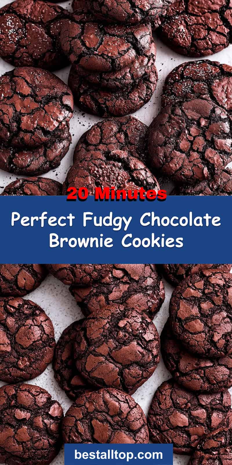 Fudgy Chocolate Brownie Cookies