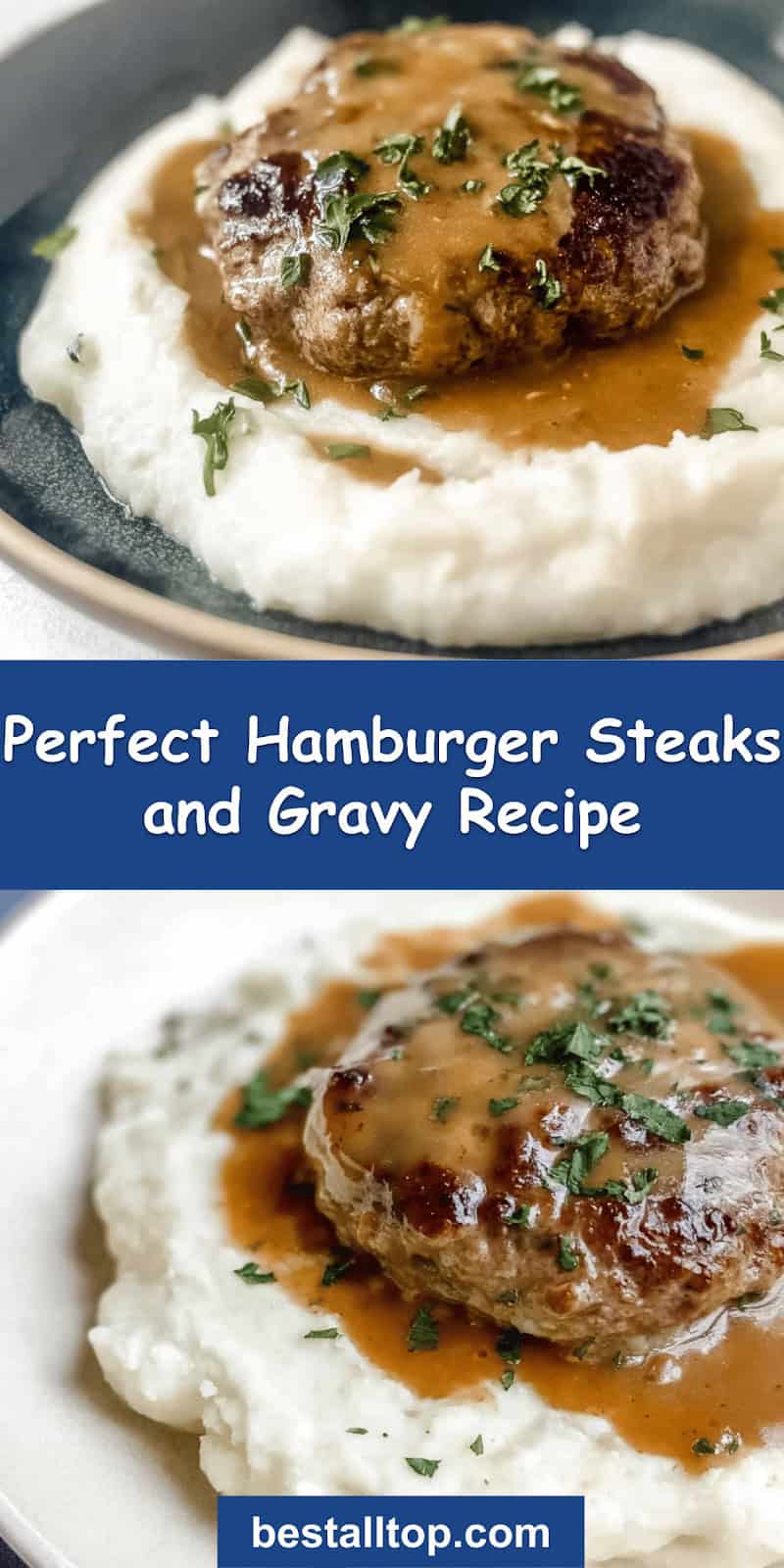 Hamburger Steaks and Gravy Recipe 