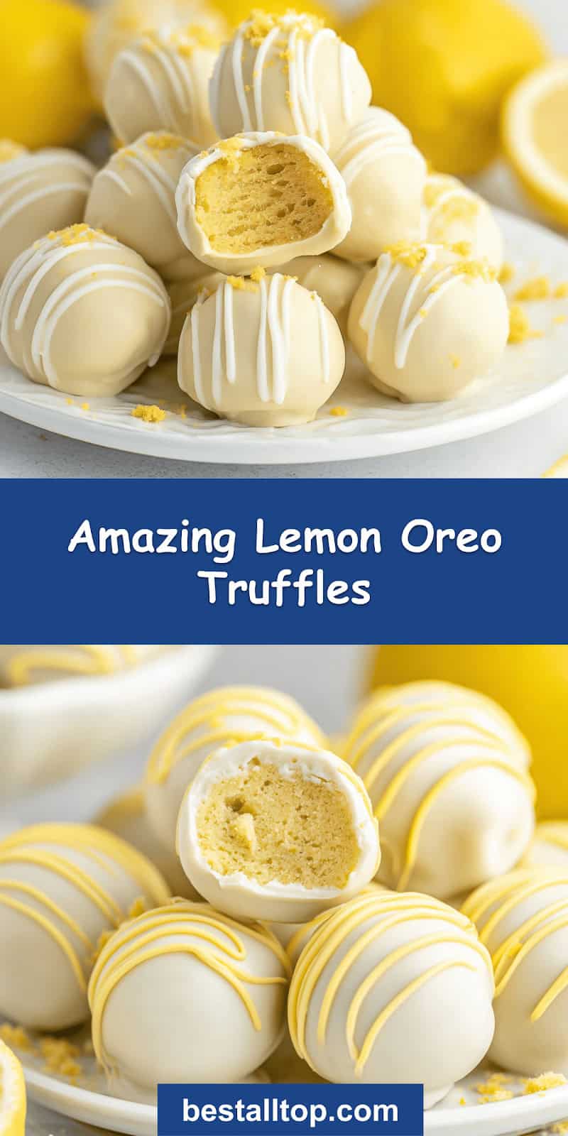 Lemon Oreo Truffles