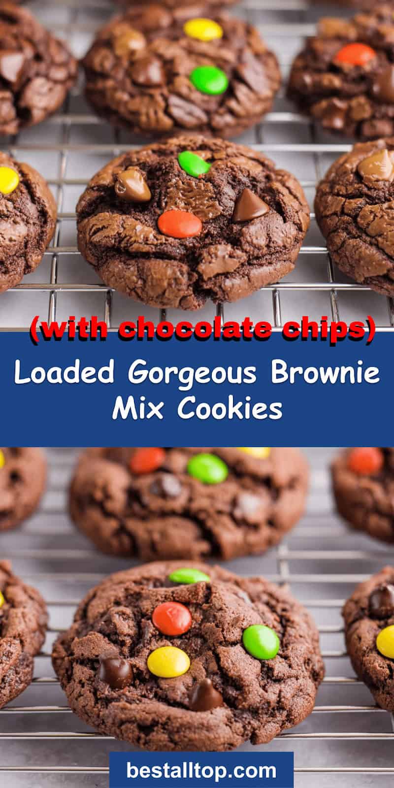 Loaded Brownie Mix Cookies