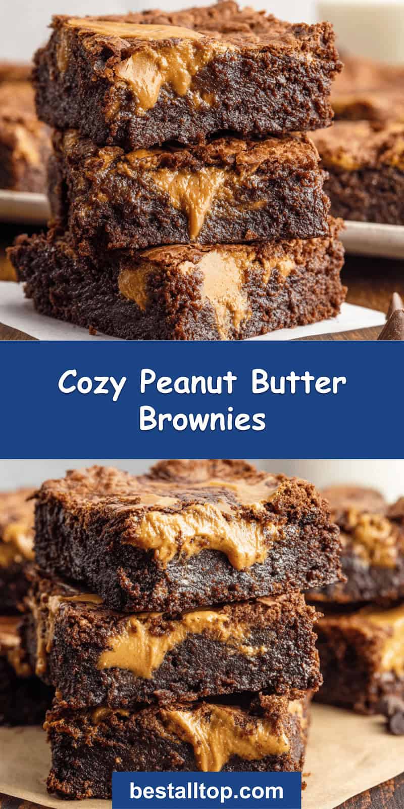 Peanut Butter Brownies