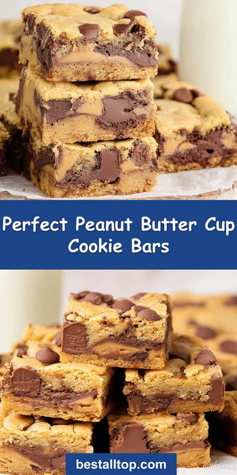 Peanut Butter Cup Cookie Bars