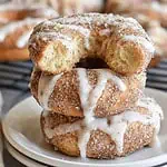 Air Fryer Cinnamon Roll Donuts