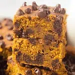 Brown Butter Pumpkin Chocolate Chip Bars