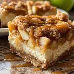 Caramel Apple Cheesecake Bars