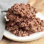 Chocolate Peanut Butter No Bake Cookies