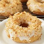 Toasted Coconut Cake Doughnuts