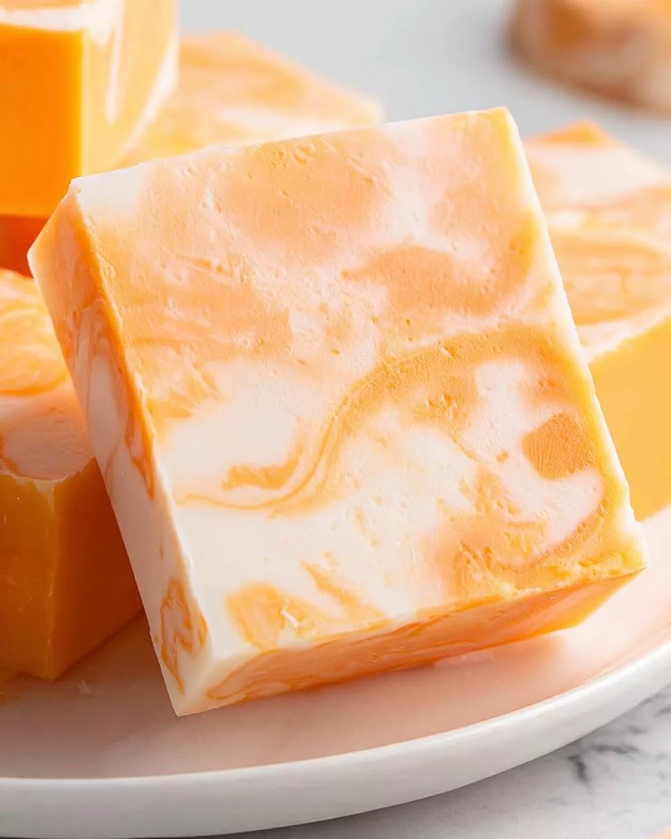 5 Ingredient Creamsicle Fudge - detail 1