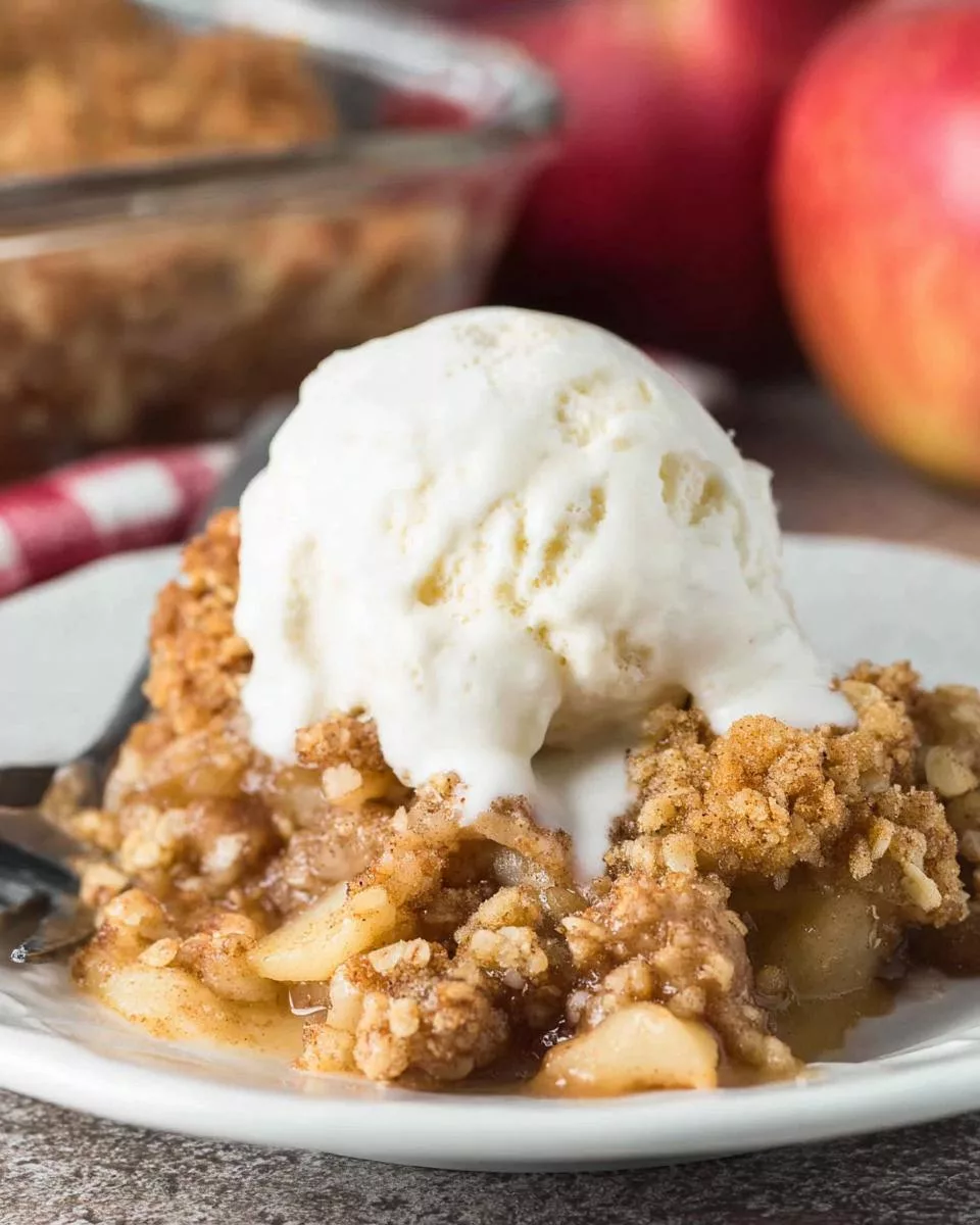 Apple Crisp - detail 2