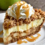 Apple Crisp Cheesecake Pie