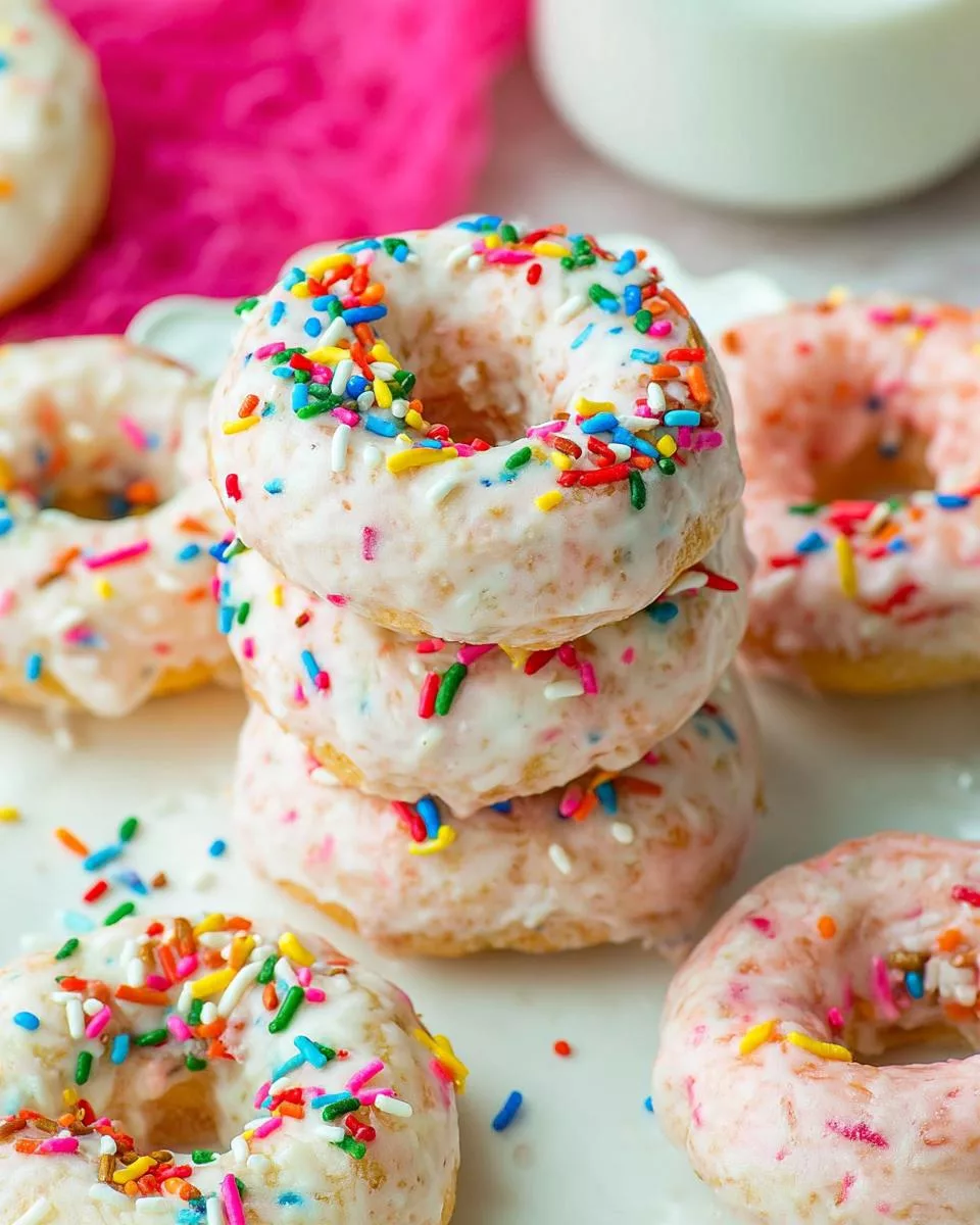 Baked Funfetti Donuts - detail 2