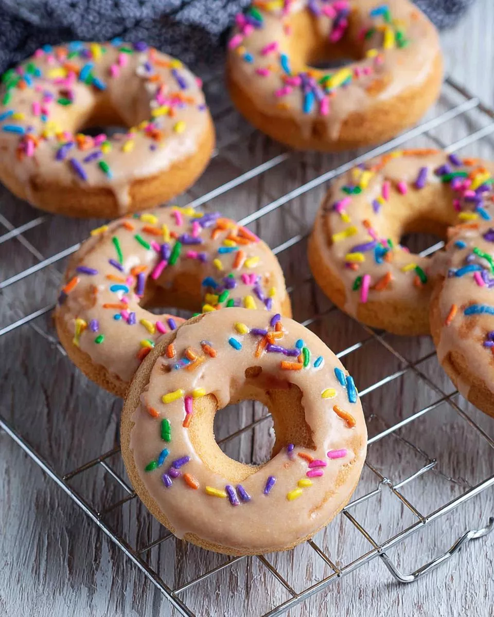 Baked Vanilla Donuts - detail 2