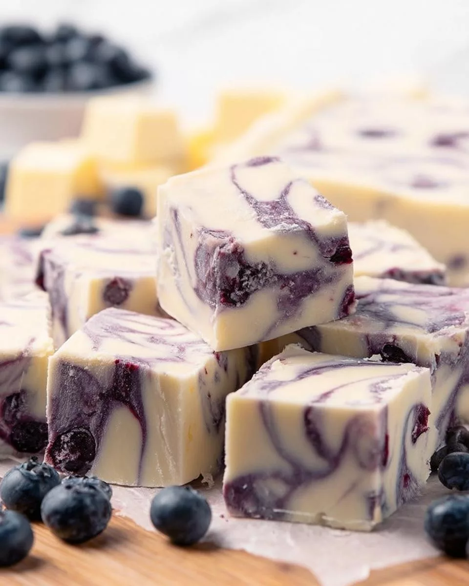 Blueberry Fudge - detail 1