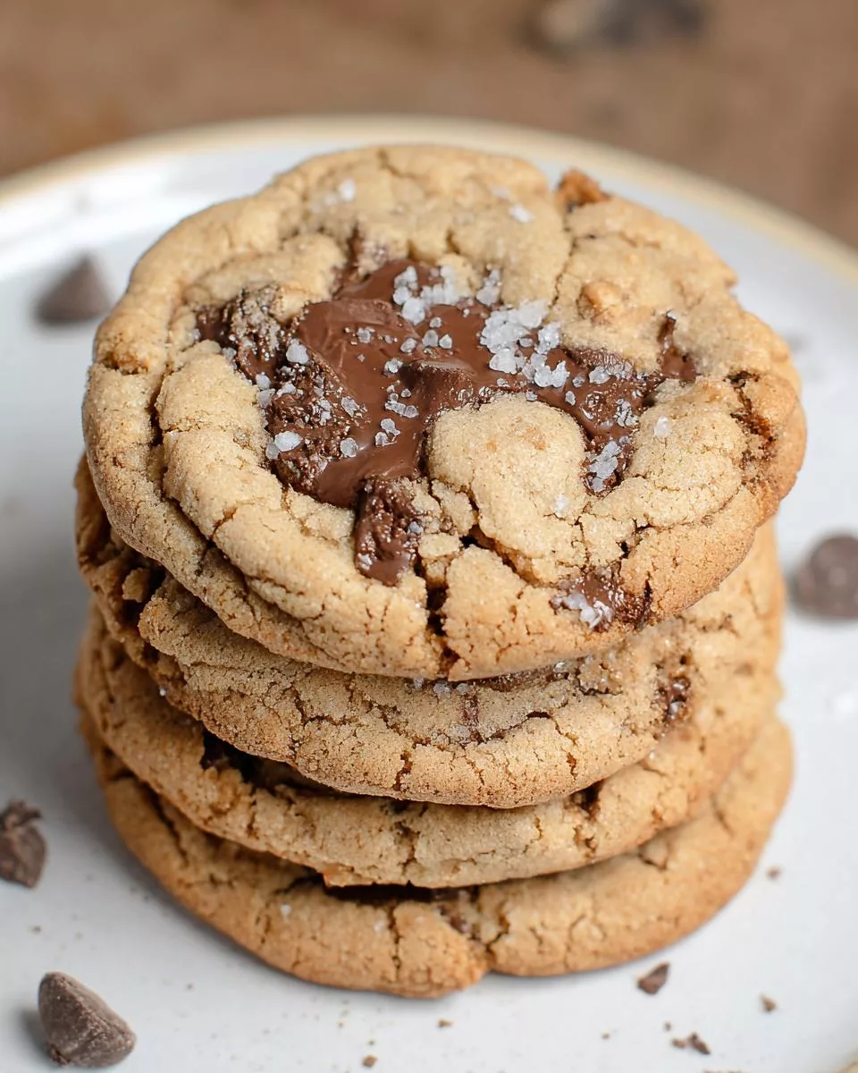 Browned Butter Peanut Butter Chocolate Chip Cookies - detail 1
