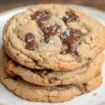 Browned Butter Peanut Butter Chocolate Chip Cookies
