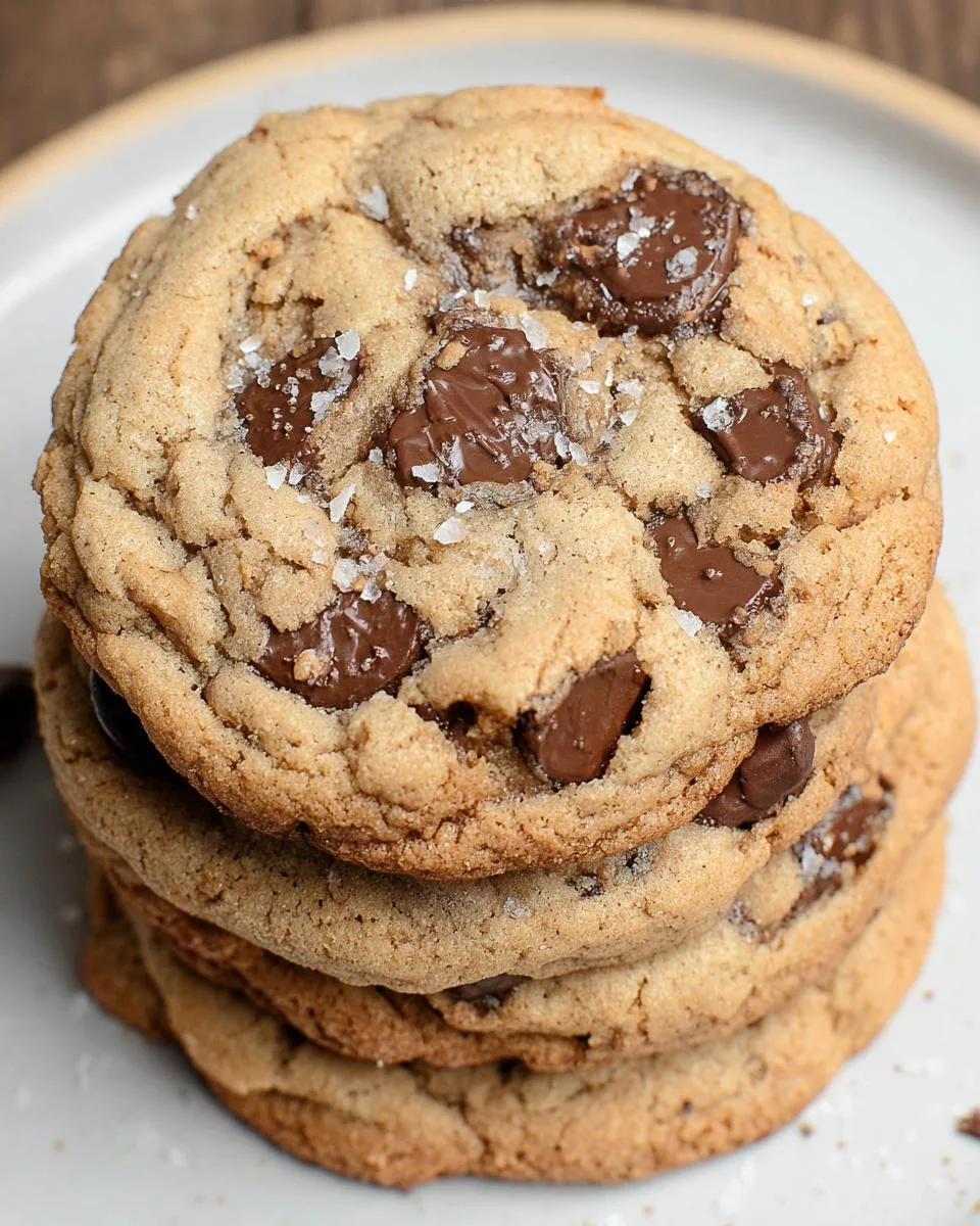 Browned Butter Peanut Butter Chocolate Chip Cookies - detail 2