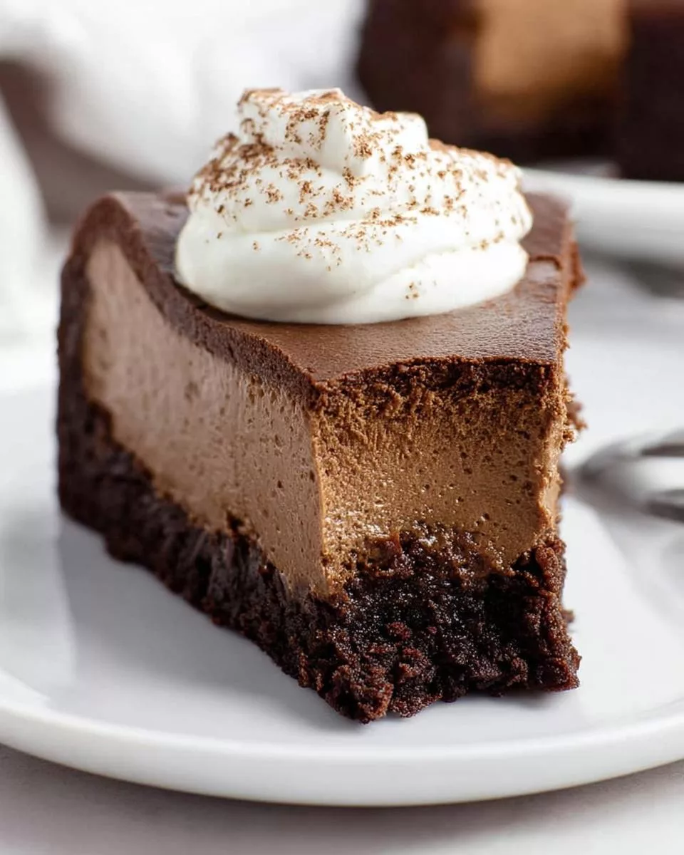 Brownie Bottom Chocolate Cheesecake - detail 1