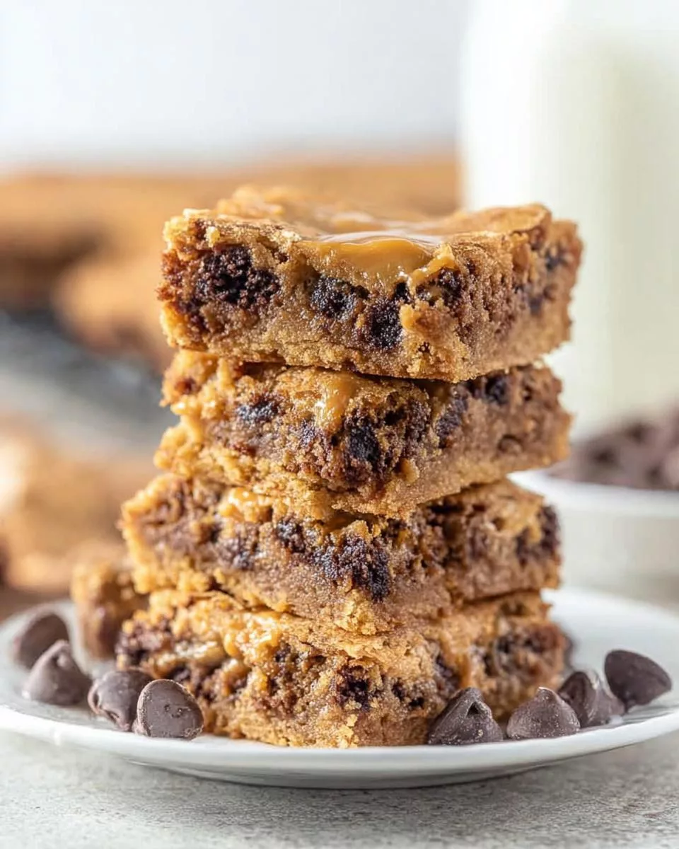 Butterscotch Chocolate Chip Brownies - detail 1