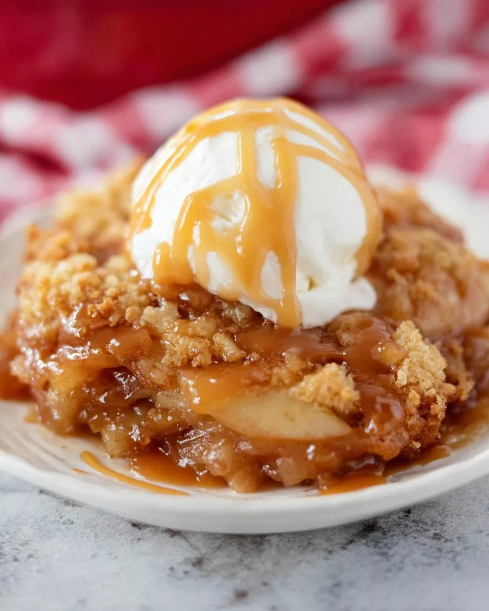 Caramel Apple Dump Cake - detail 1
