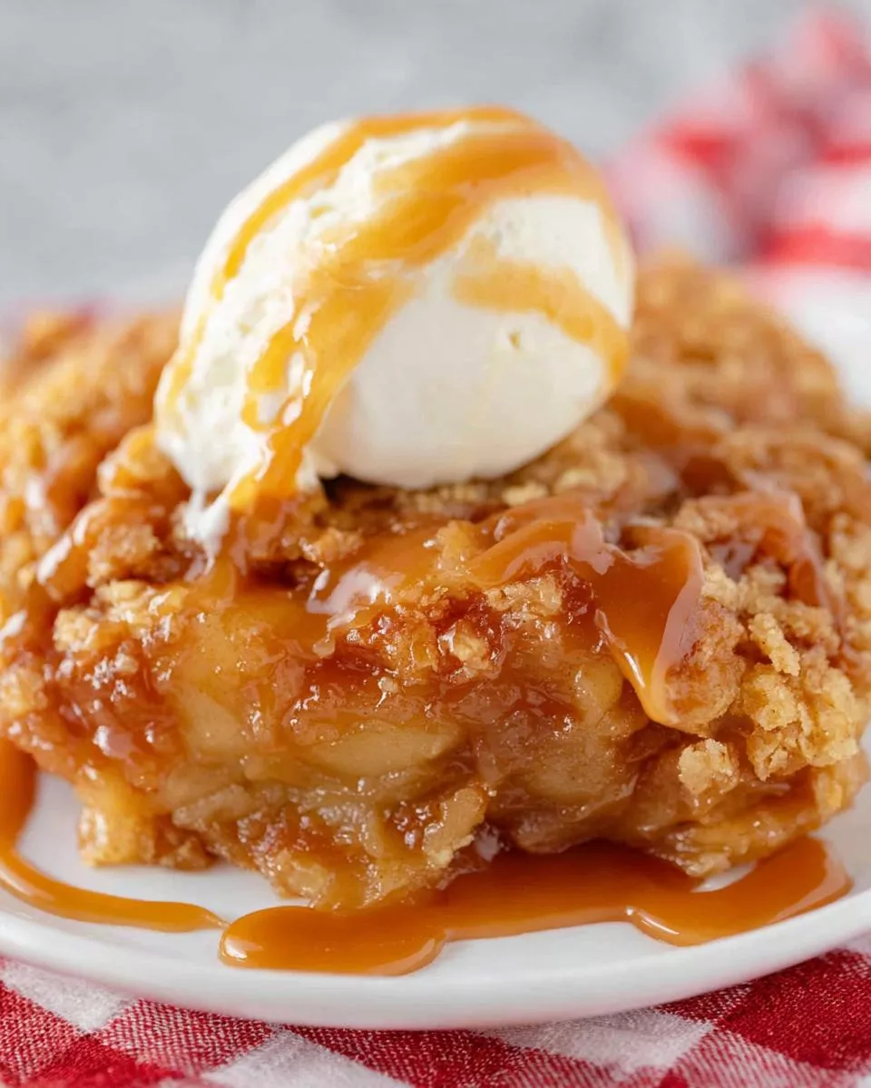 Caramel Apple Dump Cake - detail 2