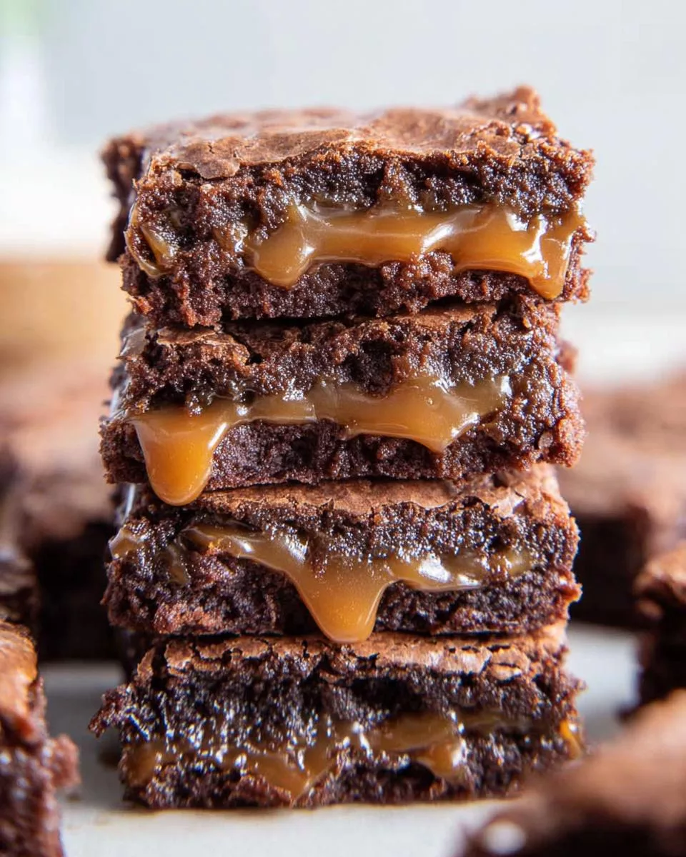 Caramel Brownies - detail 1