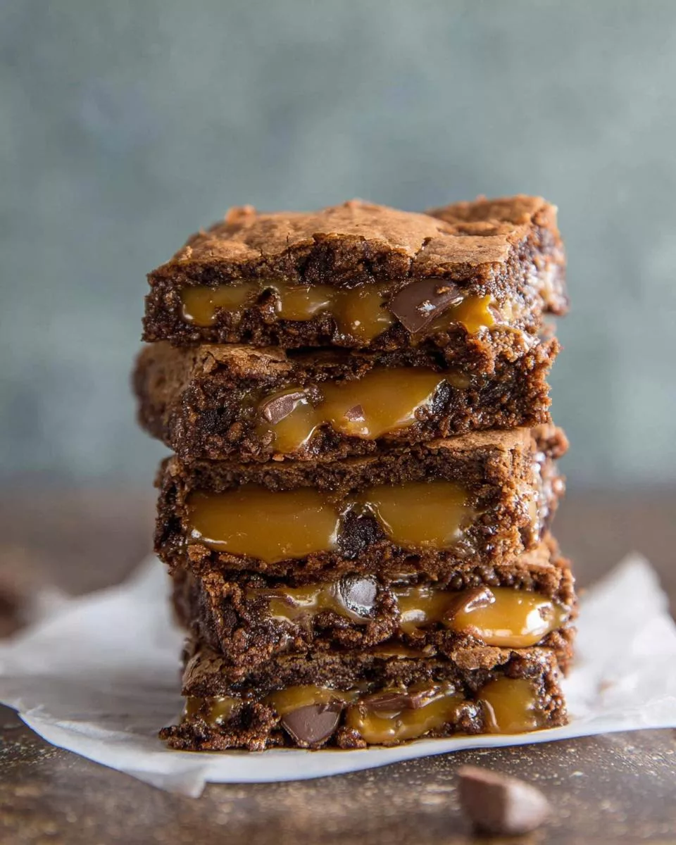 Caramel Brownies - detail 2