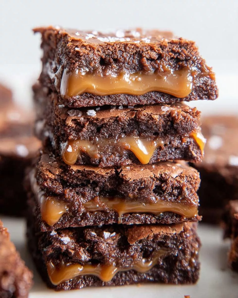 Caramel Brownies - detail 2