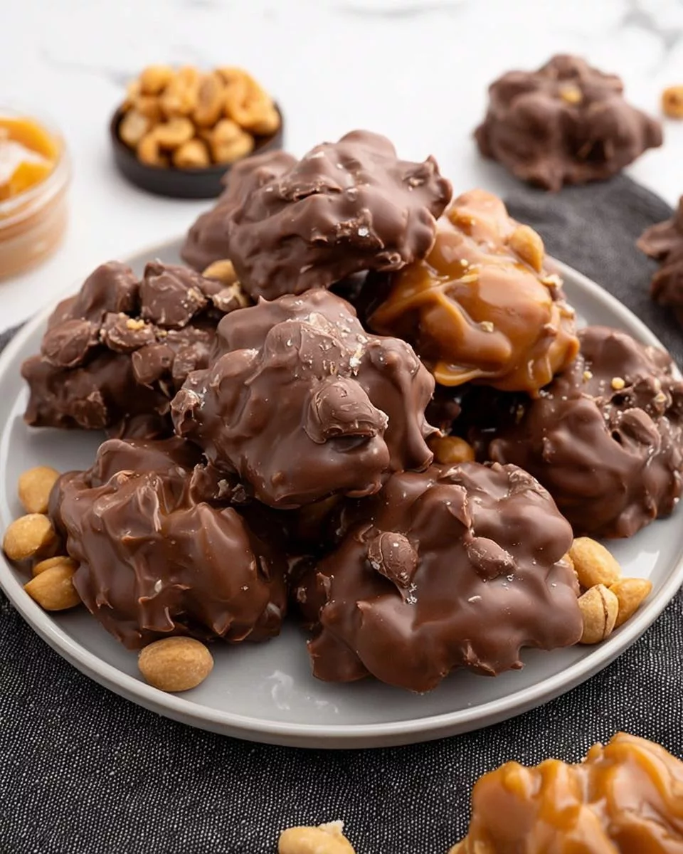 Caramel Peanut Clusters - detail 1