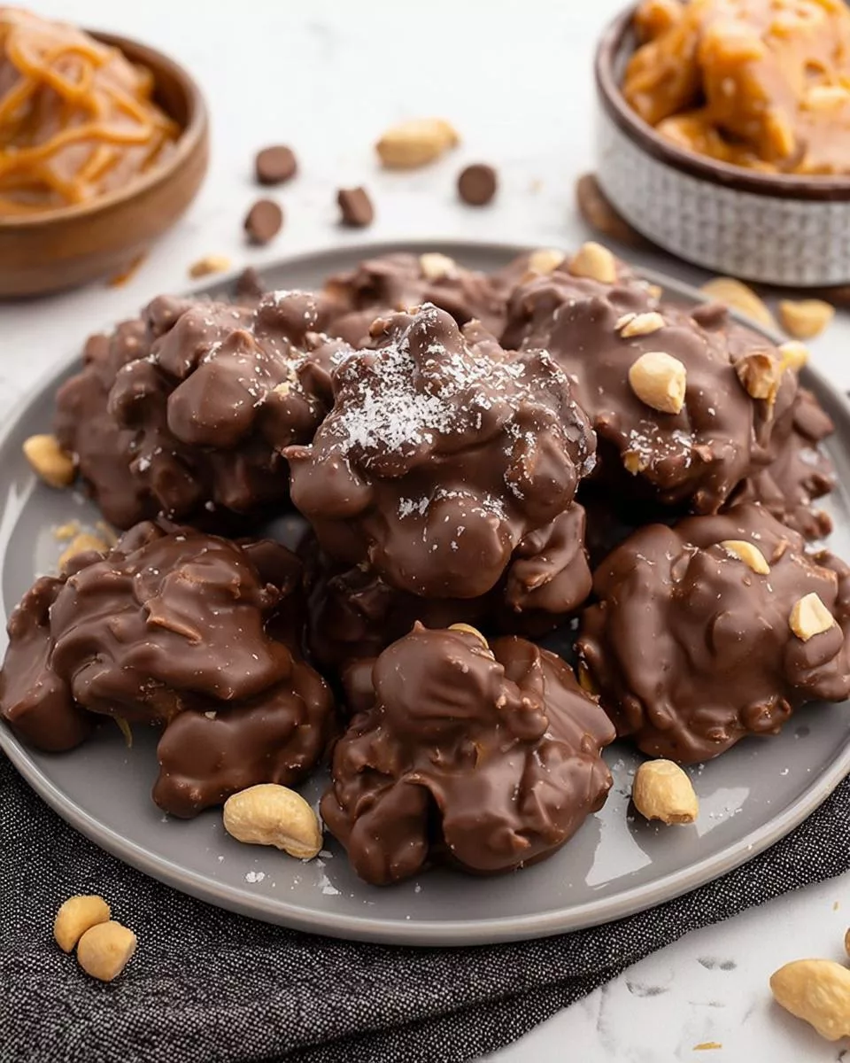 Caramel Peanut Clusters - detail 2