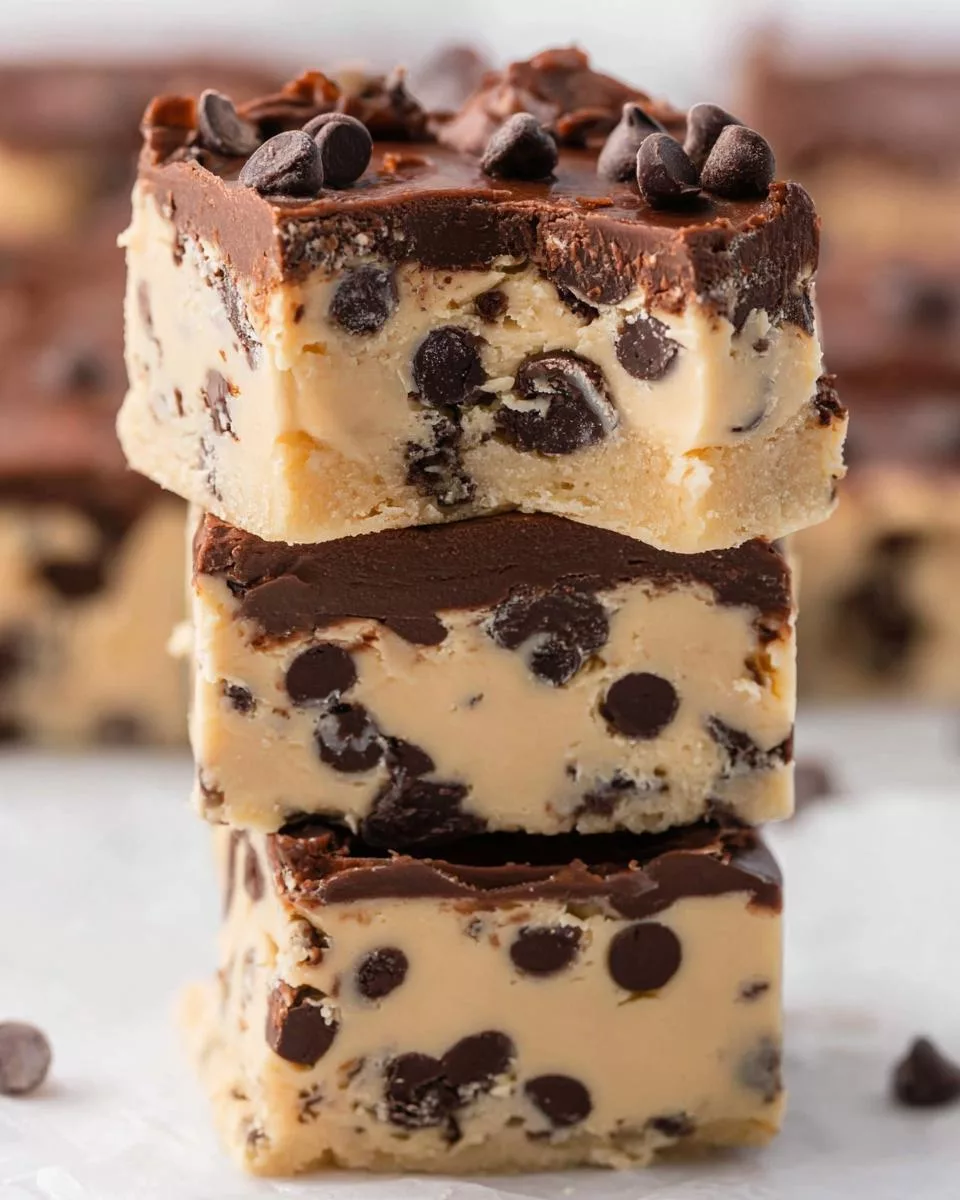 Chocolate Chip Cookie Dough Bars - detail 2