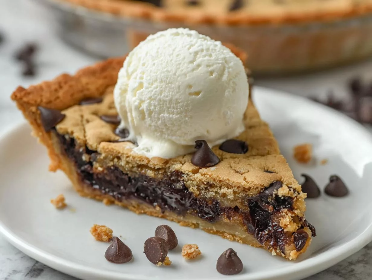 Chocolate Chip Cookie Pie - detail 1