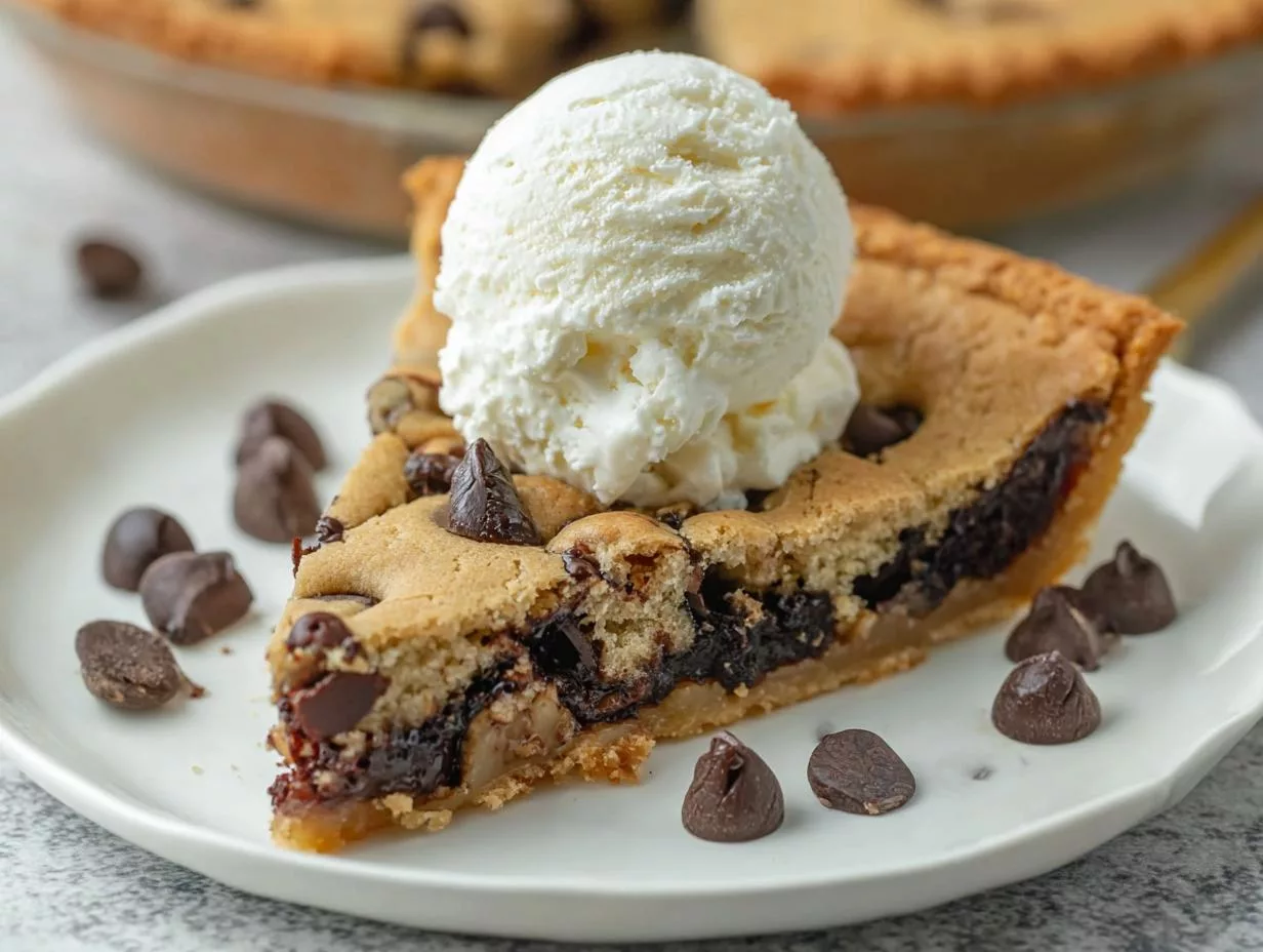 Chocolate Chip Cookie Pie - detail 2