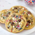 Chocolate Chip Cookies with Sprinkles