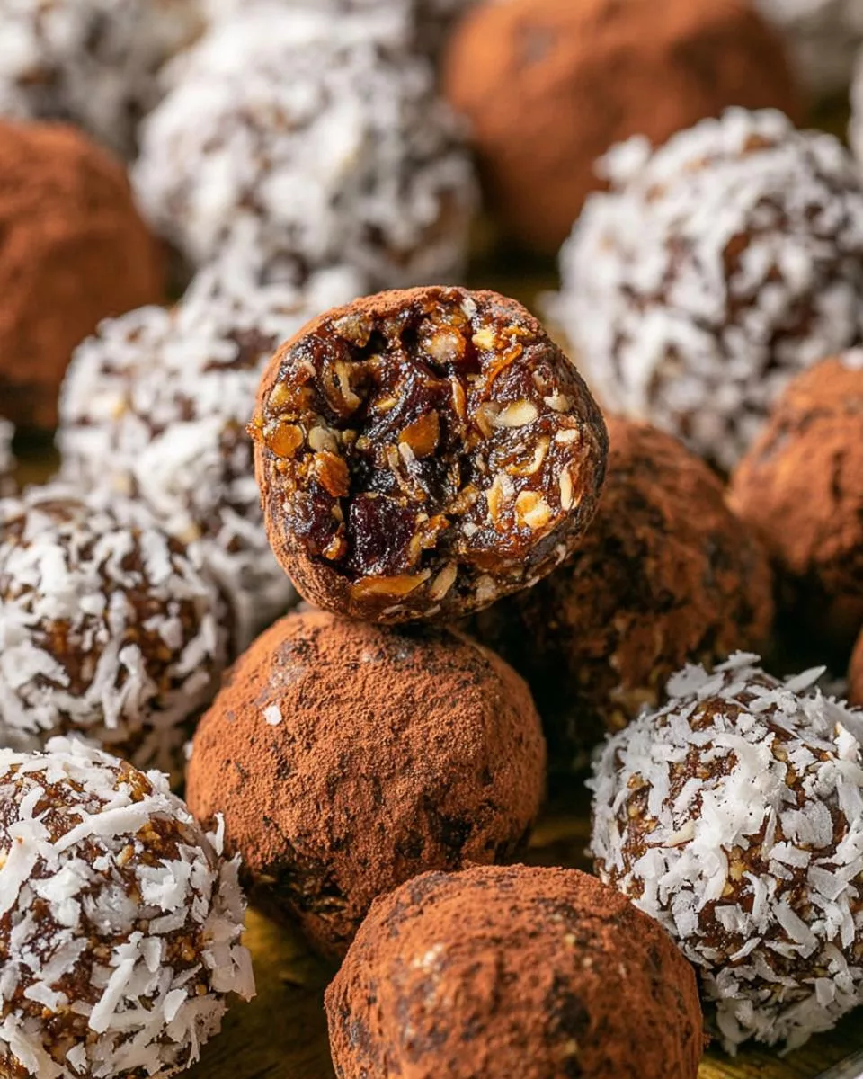 Chocolate Date Balls - detail 2